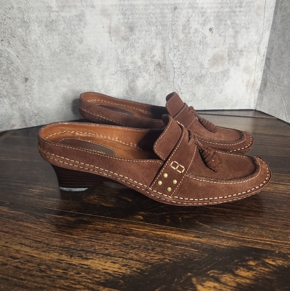 Naturalizer Brown leather Loafer with tassels Size 8M - Picture 2 of 11